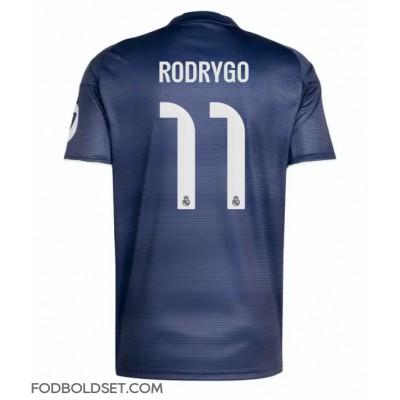 Real Madrid Rodrygo Goes #11 Udebanetrøje 2025-26 Kortærmet Real Madrid Rodrygo Goes #11 Udebanetrøje 2025-26 Kortærmet